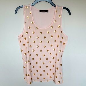 The Limited Sequin Polka Dot Tank